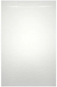 Riho Isola Douchevloer 120x80x3cm Kunstmarmer Leisteen structuur mat wit D007007105
