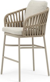 Barstoel Rope Taupe-naturel-bruin Coco Elara