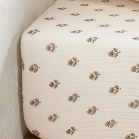 Hoeslaken in tetra, omslag 30 cm, Emeline