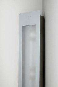 Sunshower Round Plus Medium White infraroodlamp en UV 33x140x10cm hoekopbouw