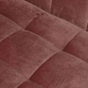 3 zitsbank - Rang - velours Juke carmine 36