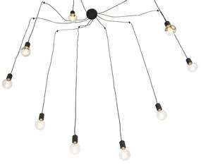Design hanglamp zwart 9-lichts - Cavalux Modern Minimalistisch Binnenverlichting Lamp