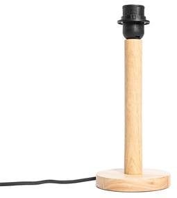 Landelijke tafellamp hout - Mels Landelijk rond Binnenverlichting Lamp