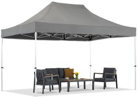 Antraciet tuinpaviljoen Manta 3 x 4,4m Garden Point