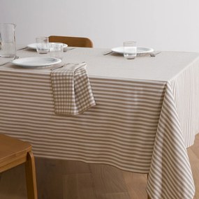 Gestreept tafelkleed geweven-geverfd, 30% gerecycled katoen, SOIZIC