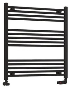 Eastbrook Wendover handdoekradiator 75x80cm 551W zwart mat