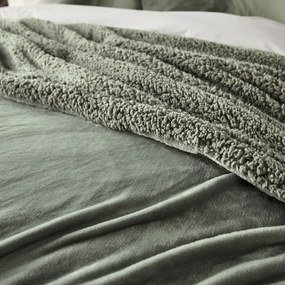 Beddensprei in fleece en sherpa, Maxine