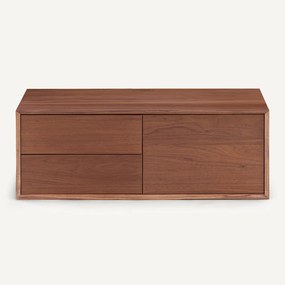 TV-meubel L110 x P42 cm notenhout, Archivita XL