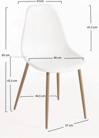 Set 4 Mykle Stoelen
