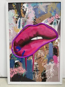 Neon Art Lips