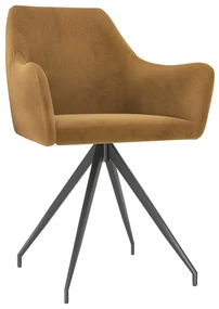vidaXL Eetkamerstoelen 2 st fluweel bruin