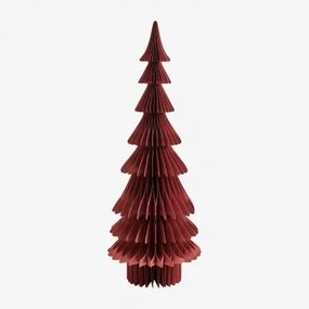 Kixel Papieren Kerstboom Rood – Sangria - Sklum