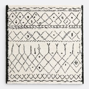 Vloerkleed in Berber stijl, vierkante vorm, Afaw