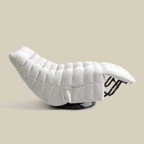 Elektrische Lounge Fauteuil Beige