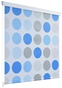 vidaXL Rolgordijn voor douche 160x240 cm cirkel