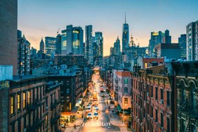 Foto High angle view of Lower Manhattan, New York City, © Marco Bottigelli