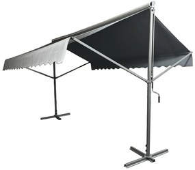 Garden Point vrijstaande luifel Parla 4x3 m antraciet