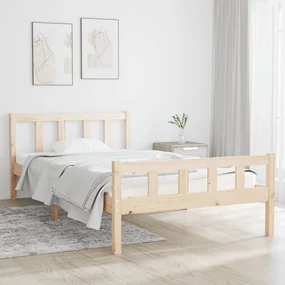 vidaXL Bedframe massief hout 100x200 cm