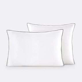 Kussensloop in gewassen satijnkatoen, Victor, effen