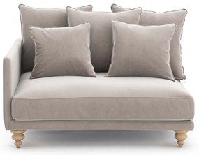 Halve bank in fluweel, Lazare