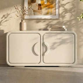 Retro Dressoirs Beige - 120x40x65cm.