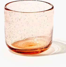 Mondgeblazen tumblers Hippolyte met luchtbellen, 4-delig