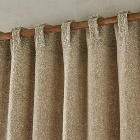 Gordijn linnen/viscose, made in France, Olivi