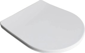 Saqu Please toiletbril met softclose en quickrelease 36x42,5x5cm wit