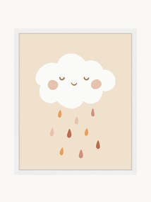 Ingelijste digitale print Lovely Rain