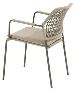 Taste by 4 Seasons stapelbare Barista tuinstoel terre Tuinset   bruin weerbestendig