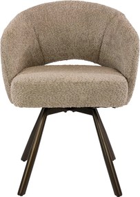Draaibare Eetkamerstoel Boucle
