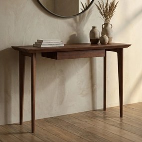 Houten Kaptafel Met Lade Vintage - 110 X 40cm.
