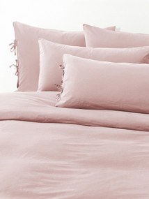 Gewassen perkal katoenen dekbedovertrek Leonie