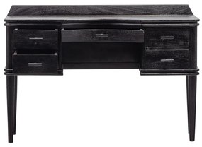 BePureHome Boudoir Kaptafel Acaciahout Zwart - 120 X 40cm.