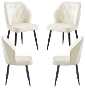 Pakket van 4 Wenye-stoelen