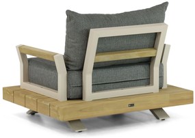 Tuinstoel Aluminium/Teak Old teak greywash Santika Supreme