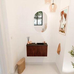 Mondiaz Joya 70cm toiletmeubel ruby met wastafel faye rechts 1 kraangat urban