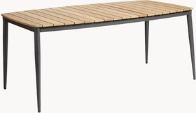 Tuintafel Rio met teakhouten tafelblad, 180 x 90 cm