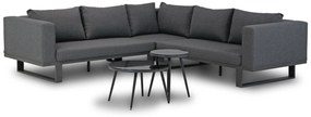 Hoek loungeset 5 personen Aluminium/Outdoor textiel Grijs  Lifestyle Garden Furniture Club/Enchante