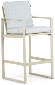 Barstoel Aluminium Taupe-naturel-bruin Lifestyle Garden Furniture Nuno