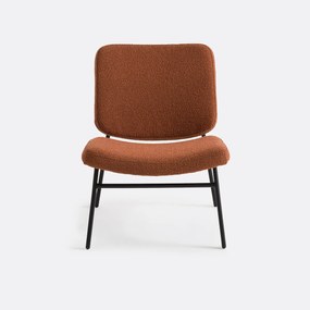 Fauteuil van bouclette Sarlia