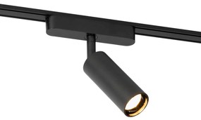Moderne spot zwart voor railsysteem 1-fase 4.5W 3000K - Magnetic Samson