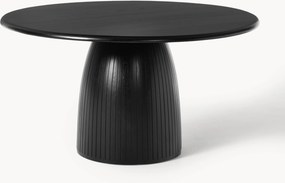 Ronde eettafel Nelly met groefstructuur, in verschillende formaten