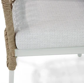 Tuinset 8 personen 300 cm Aluminium/wicker Taupe Coco Bali/Brighton