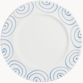 Handgemaakt dinerbord Blaugeflammt