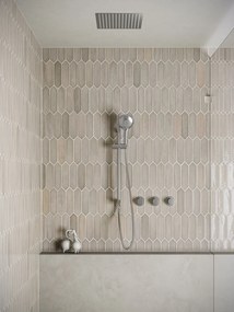 Saniclear Plus inbouw regendouche met inbouw douchekop 30x30cm, glijstang en 2 standen handdouche RVS