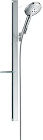 Hansgrohe Raindance Select S Unica Doucheset - glijstang - raindance select S 120 3jet handdouche - zeepschaal - 90cm - doucheslang 160cm - chroom 27648000