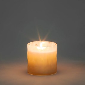 Kaars in getint glazen potje, Kivia