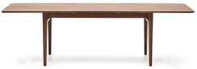 Kave Home Elan Walnoot Eettafel Uitschuifbaar Retro - 200 X 100cm.