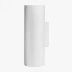 Buitenmuurlamp In Cement Curonisy Wit - Sklum